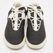 Pre-owned Leather sneakers Dior Vintage , Black , Heren