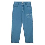 Bloemenprint Denim Broek Arte Antwerp , Blue , Heren