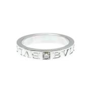 Pre-owned White Gold rings Bvlgari Vintage , Gray , Dames