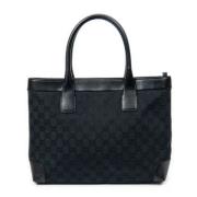 Pre-owned Canvas gucci-bags Gucci Vintage , Black , Dames