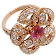 Pre-owned Rose Gold rings Bvlgari Vintage , Pink , Dames