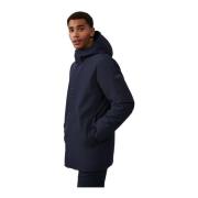 Donkerblauwe winterjas Cavallaro , Blue , Heren