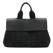 Pre-owned Canvas totes Hermès Vintage , Black , Dames