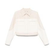 Off-White Denim Jack Fendi , White , Dames