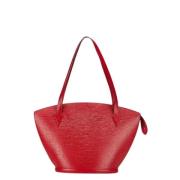 Pre-owned Leather shoulder-bags Louis Vuitton Vintage , Red , Dames