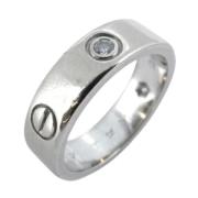 Pre-owned White Gold rings Cartier Vintage , Gray , Dames