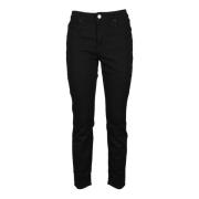 Katoenmix Stretch Jeans Haikure , Black , Dames