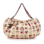 Pre-owned Canvas handbags Chanel Vintage , Pink , Dames