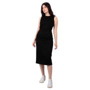 Zwarte Jersey Jurk Maremar Max Mara , Black , Dames