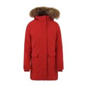 Rode Winterjas voor Vrouwen BomBoogie , Red , Dames