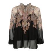 Blouse met Illustratieprint Zimmermann , Multicolor , Dames