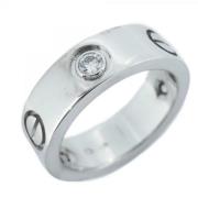 Pre-owned White Gold rings Cartier Vintage , Gray , Dames