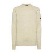 Heren Crewneck Sweater Itokawa Peuterey , Beige , Heren