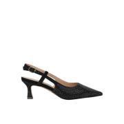 Stilettohak schoen met strass Alma EN Pena , Black , Dames