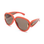 Lw40132I 42E Sunglasses Loewe , Orange , Dames