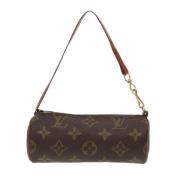 Pre-owned Canvas handbags Louis Vuitton Vintage , Brown , Dames