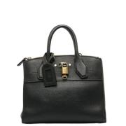 Pre-owned Leather handbags Louis Vuitton Vintage , Black , Dames