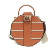 Pre-owned Leather handbags Salvatore Ferragamo Pre-owned , Brown , Dam...