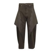 Gesneden Sculpturale Jeans JW Anderson , Gray , Dames