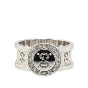 Pre-owned Silver rings Gucci Vintage , Gray , Dames