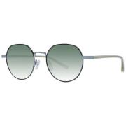 Grijze Herenzonnebril Ronde Groene Lens Ted Baker , Gray , Heren