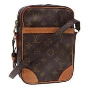 Pre-owned Canvas shoulder-bags Louis Vuitton Vintage , Brown , Dames