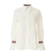 Klassieke Gestreepte Overhemd met Wijde Manchet Paul Smith , White , D...