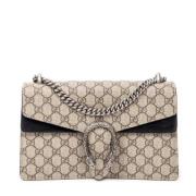 Pre-owned Canvas handbags Gucci Vintage , Beige , Dames