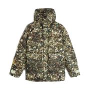 Camouflage donsjack met capuchon The North Face , Multicolor , Heren