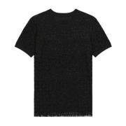 Zwart T-shirt met Monogram 72 motief Givenchy , Black , Dames