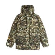 Camouflage Print Puffer Jacket The North Face , Multicolor , Heren