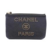 Pre-owned Leather chanel-bags Chanel Vintage , Black , Dames