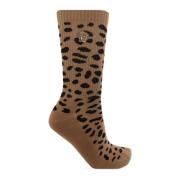 Sokken met dierenmotief Versace , Brown , Dames