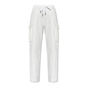 Cargo-stijl sweatpants Versace , Gray , Dames