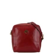 Pre-owned Leather shoulder-bags Hermès Vintage , Red , Dames