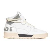 Vintage Witte Leren Sneakers Rhude , White , Heren