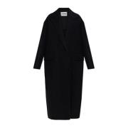 Wollen jas Jil Sander , Black , Dames