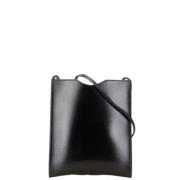 Pre-owned Leather shoulder-bags Hermès Vintage , Black , Dames