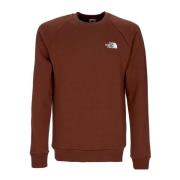 Redbox Crew Dark Oak Sweatshirt The North Face , Brown , Heren