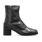 Enkellaarsjes met hak en tabi-uitsnijding Maison Margiela , Black , He...