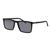 Stijlvolle zonnebril TH 2077/S Tommy Hilfiger , Black , Heren