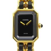 Pre-owned Metal watches Chanel Vintage , Black , Dames