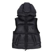 Zwaargewicht Synthetische Vulling Hoodie Vest Nike , Black , Heren