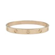 Pre-owned Rose Gold bracelets Cartier Vintage , Yellow , Dames