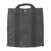 Pre-owned Canvas backpacks Hermès Vintage , Black , Dames