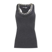 Top met decoratieve ketting Stella McCartney , Gray , Dames