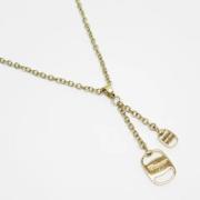 Pre-owned Metal necklaces Salvatore Ferragamo Pre-owned , Yellow , Dam...