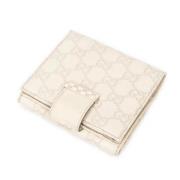 Pre-owned Leather wallets Gucci Vintage , Beige , Dames