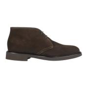 Bruine Platte Schoenen Doucal's , Brown , Heren