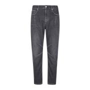 Stretch Denim Broek met Moderne Pasvorm Eleventy , Gray , Heren